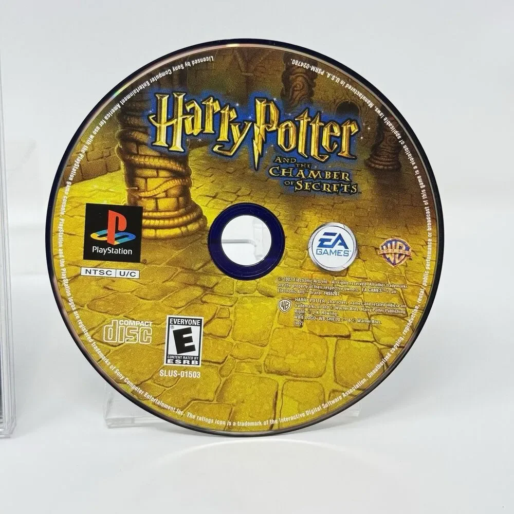 Harry Potter Chamber of Secrets Sony PlayStation PS1 Complete CIB Tested
